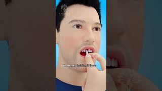 What to Do Immediately If Your Tooth Falls Out shorts teeth  Creativelearning3d [upl. by Asilet]