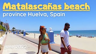 Amazing beach  Matalascañas  province Huelva Spain 4K Walk tour [upl. by Monk213]