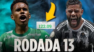 MELHOR TIME RODADA 13  DICAS CARTOLA FC 2024 [upl. by Buseck228]