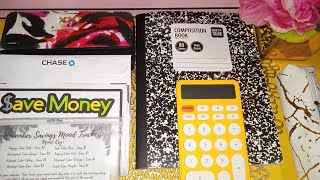 How To Budget On A Low Income Budget In My 50¢ notebookNov Check1Cash StuffingSave HOP amp More [upl. by Annoit]