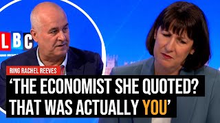 quotWhy are you employing Tory policies to deal with a Tory crisisquot  Rachel Reeves on LBC [upl. by Reifinnej]