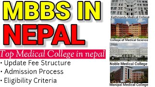 Mbbs in Nepal 2024  Top Medical college in Nepal  Mbbs in Nepal for Indian Students admission fee [upl. by Doty]