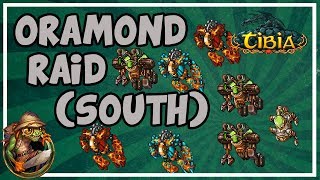 Tibia  Oramond Raid 300 PTS South [upl. by Nonnair]