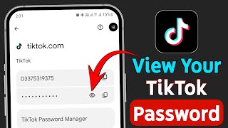 TikTok ka password kaise pata kare  How to See TikTok Password  TopTipTech [upl. by Howlend334]