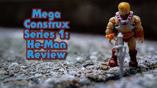 Mega Construx Masters of the Universe Series 1 HeMan Review [upl. by Shayne]