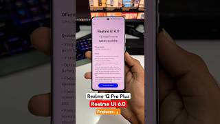 Realme 12 Pro Plus Realme Ui 60 Android 15 Update Features 🔥 [upl. by Annunciata794]