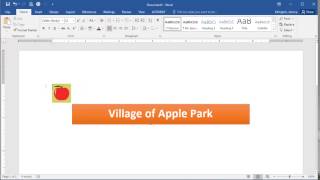 Microsoft Word 2016  Float Graphics for Easier Layouts [upl. by Ahsets]