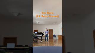 A short clip filmed in Weikersheim during WYC Love the acoustic avemaria bach vocal classic [upl. by Rihsab500]