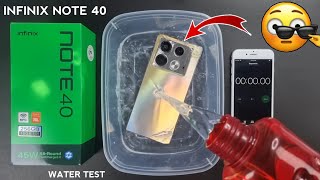 Infinix Note 40 iP54 Water Test 💦💧 Will it Survive Or Dead [upl. by Wareing]