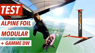 ALPINE FOIL MODULAR  TEST SURFFOIL  WINGFOIL  DOCKSTART [upl. by Elimaj882]