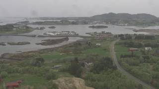 Harøyfjorden Elnesvågen Kalsvika Ersholmen Farstad  Flying Over Norway [upl. by Dilan958]