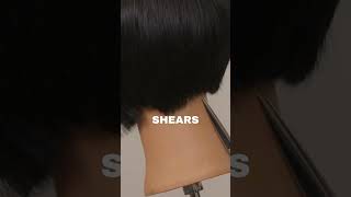 ✂️ how to point cut a straight line ✂️ precisioncutting haircutting [upl. by Annamarie]