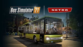 Bus Simulator 21  VR  Route 2  Oculus Quest 2  Virtual desktop  Opentrack [upl. by Maloney]