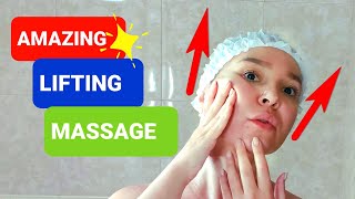 FACE LIFTING massage instant result [upl. by Iridis114]