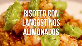 Arroz Gallo Carnaroli  Risotto con Langostinos Alimonados [upl. by Ylehsa]