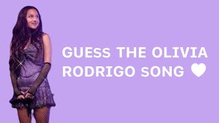 guess the Olivia Rodrigo song  oliviarodrigo [upl. by Drarej]