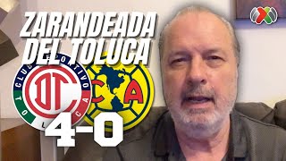 ZARANDEADA DEL TOLUCA AL AMÉRICA  Toluca vs Club América  Torneo Apertura 2024 Liga MX [upl. by Sibie]