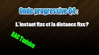 04Onde  Déterminer linstant fixe et correction du bac 2007 [upl. by Sergu]