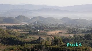 Western Myanmar MraukU 700 Buddhist pagodas in the midst of a beautiful landscape [upl. by Garek633]