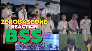 ZEROBASEONE REACTION SEVENTEEN BSS Fighting GDA 2024 JAKARTA [upl. by Eelirem420]