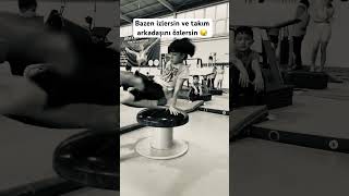 Mustafa Cimnastiki bıraktı 😪gym cimnastik jimnastik [upl. by Einoj]