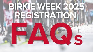 Birkie Week 2025 FAQs  Registration Now Open [upl. by Ingeborg]