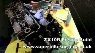 ZX10R Engine Build [upl. by Regdirb]