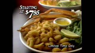 1986 Red Lobster quotCrab legs andquot TV Commercial [upl. by Ramoj]