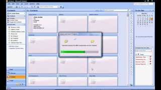 How to Import Global AddressBook into MS Outlook 2007  2010 [upl. by Robinet]