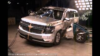 v8750 2015 Chevrolet Suburban amp GMC Yukon XL NHTSA NCAP Side Impact Moving Deformable Barrier [upl. by Prentice966]