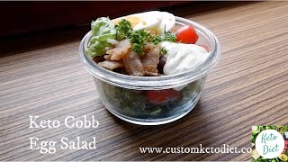 Keto Diet 65 Keto Cobb Egg Salad Recipe [upl. by Adnyc]