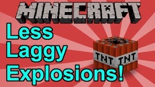 Minecraft How To Make Explosions Less Laggy Less Laggy Explosions Mod [upl. by Aneled964]