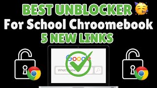 NEW 100 WORKING Unblocker For SCHOOL Chromebook 2024  New Best WORKING Proxy For SCHOOL 2024 [upl. by Allemaj]