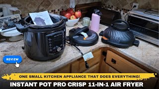 Instant Pot Pro Crisp 11in1 REVIEW Best Large Capacity Air Fryers [upl. by Eiggem]