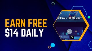 Earn Free 14 Daily From Minting App  QTXAI [upl. by Naeerb]