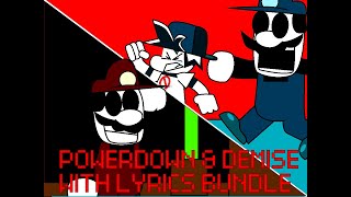 Powerdown amp Demise WITH LYRICS  FNF Marios Madness V2 Lyrical Cover [upl. by Christis]