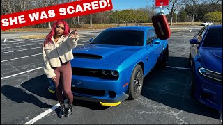 1100 HP DEMON170 SCARES FEMALE HELLCAT OWNER NEVER AGAIN SRTJADE [upl. by Taite]