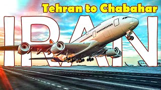 What to See Flying Tehran to Chabahar – Persia From Above [upl. by Ahsaeym]