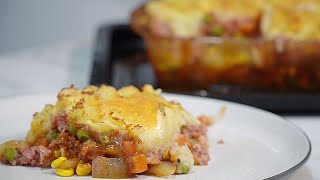 Corned Beef Cottage Pie SIMPLE WEEKNIGHT Meal [upl. by Emmye]