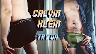 Essential Calvin Klein mens underwear try on review [upl. by Corell263]