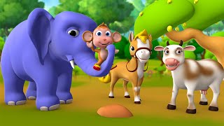 Hathi mera Dosth 3D Animated Hindi Stories for Kids Moral Stories हाथी मेरा दोस्त हिन्दी कहानी Tales [upl. by Bronwyn]