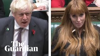 Angela Rayner pushes Boris Johnson over Owen Paterson vote Cheating catches up with you [upl. by Eneluqcaj]