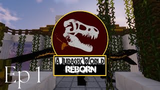 Jurassic World Reborn Minecraft Modded Survival Ep1 DINOSAURS IN MINECRAFT Rexxit Modpack [upl. by Carny]