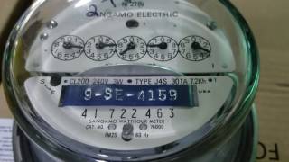 Sangamo J4S 2s Electric Meter Overview [upl. by Aria527]