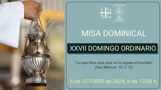 Misa Dominical 06 de octubre de 2024 1200 h [upl. by Aerdnahs]