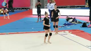 Anastasiia Salos Hoop 1 Training World Cup Sofia 2019 [upl. by Anaujal263]