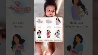 Ways to relieve gas in babies gas babygas babyhealth babycare babywellness parenting babies [upl. by Ronal483]