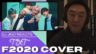 DJ REACTION to KPOP  TXT F2020 COVER [upl. by Ahs]