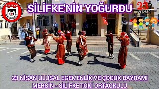 ÖĞRENCİLERİMİZDEN FOLKLOR GÖSTERİSİ  SİLİFKENİN YOĞURDU  TÜRKMEN KIZI  SİLİFKE TOKİ ORTAOKULU [upl. by Aisnetroh640]