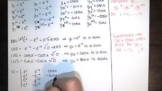 Problem 6118  Using the Wronskian verify that the functions form a fundamental set of solutions [upl. by Peugia]